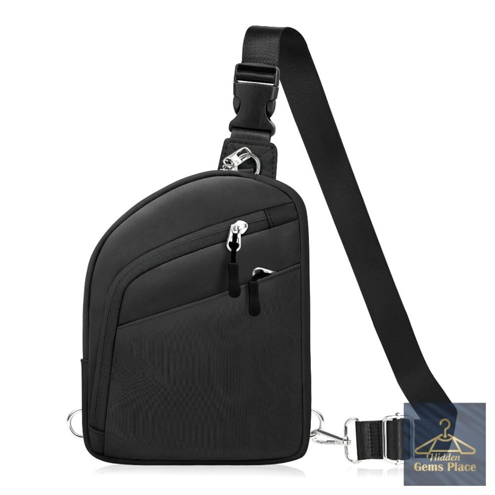 Small Anti-Theft Crossbody Bag with RFID Blocking, Waterproof Travel Purse